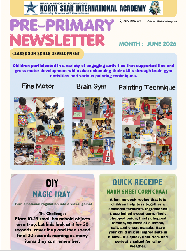 Pre PRIMARY Newsletter JUNE 2026